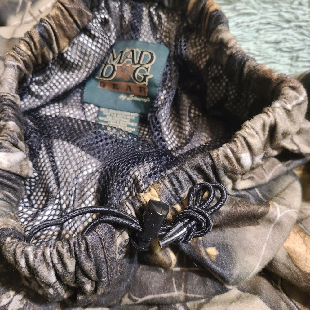 Mad Dog Gear Camo Pants Mens L Realtree Mesh Lined Hunting 28-40 x 31 - Picture 5 of 5